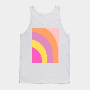 Boho positive vibe rainbow pattern Tank Top